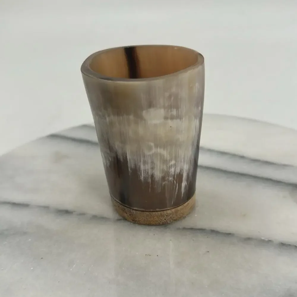 New! Handcrafted Viking horn of Odin/ Celtic trinity shot glass